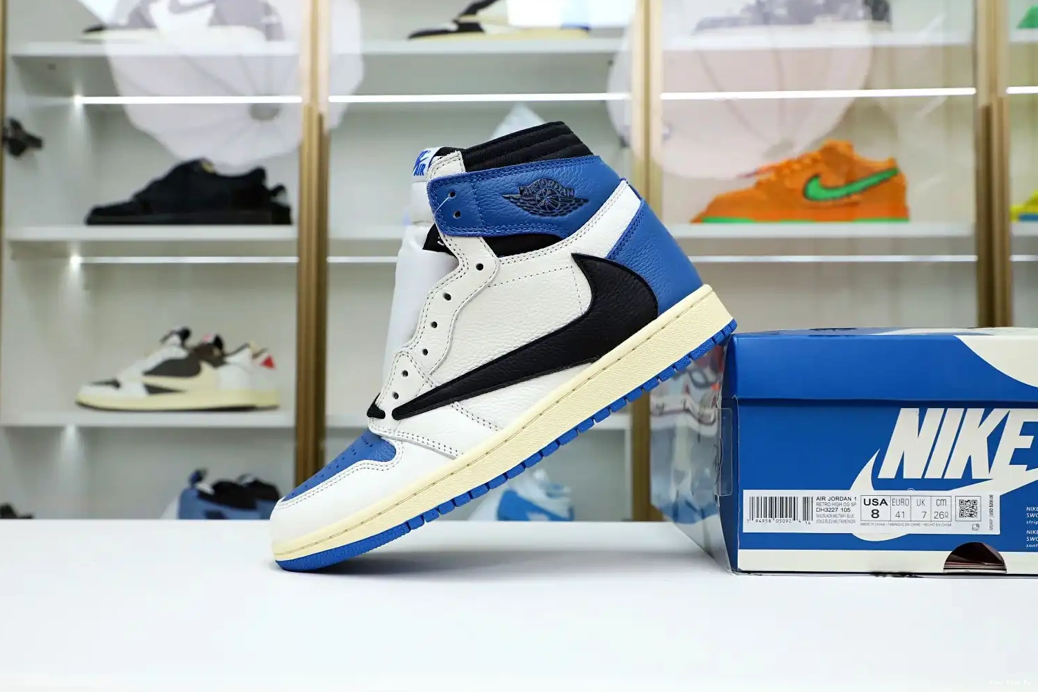 1 HIGH TRAVIS AIR DESIGN X SCOTT FRAGMENT RETRO X JORDAN Kimikick 0405